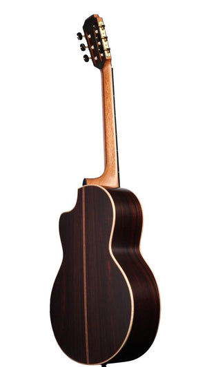 Lowden S50J Nylon Jazz Sinker Redwood / East Indian Rosewood Upgraded with GL Leaf Inlays and 38 Style Abalone Purfling #27709 - Lowden Guitars - Heartbreaker Guitars