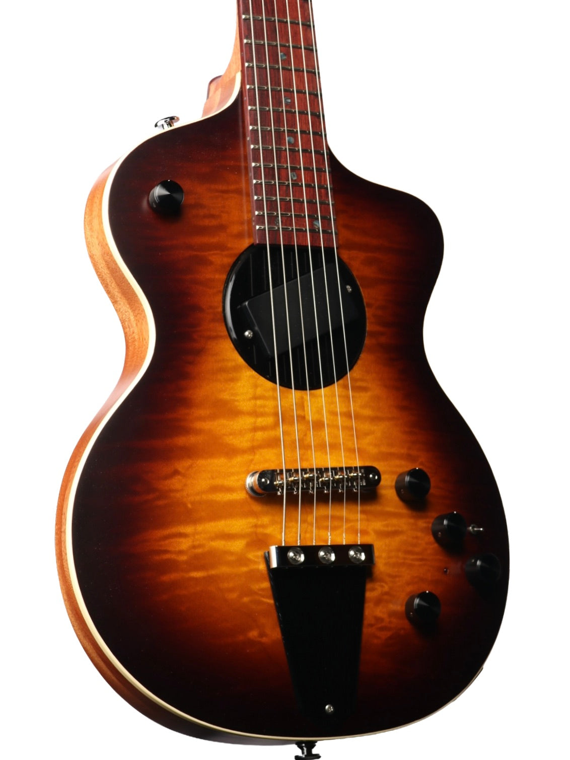 Rick Turner Model 1 Custom Tobacco Burst Maple Top Satin Finish w/ Full Electronics Package #6021