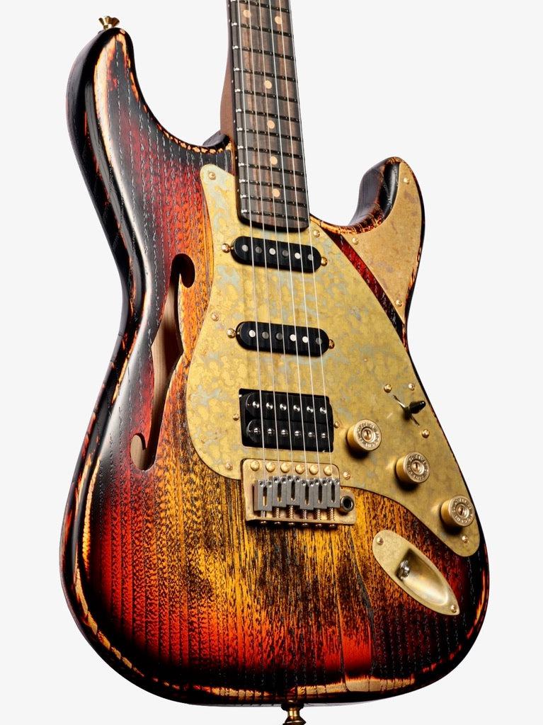 Paoletti Alfa Lounge HSS Heavy Black NAMM 2024 Edition #238023 - Paoletti - Heartbreaker Guitars