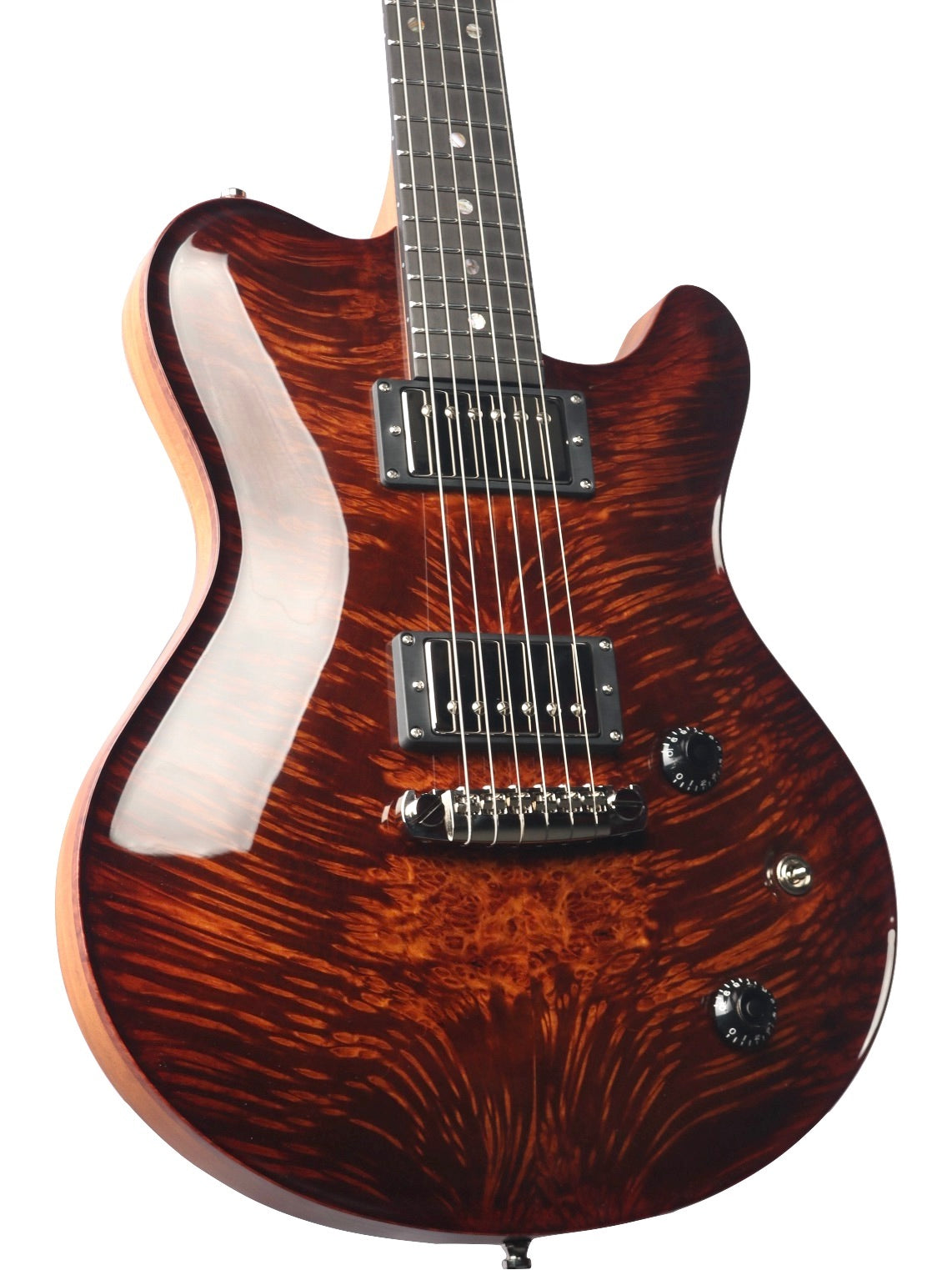 Nik Huber Burl Redwood Tigereye Burst #44978