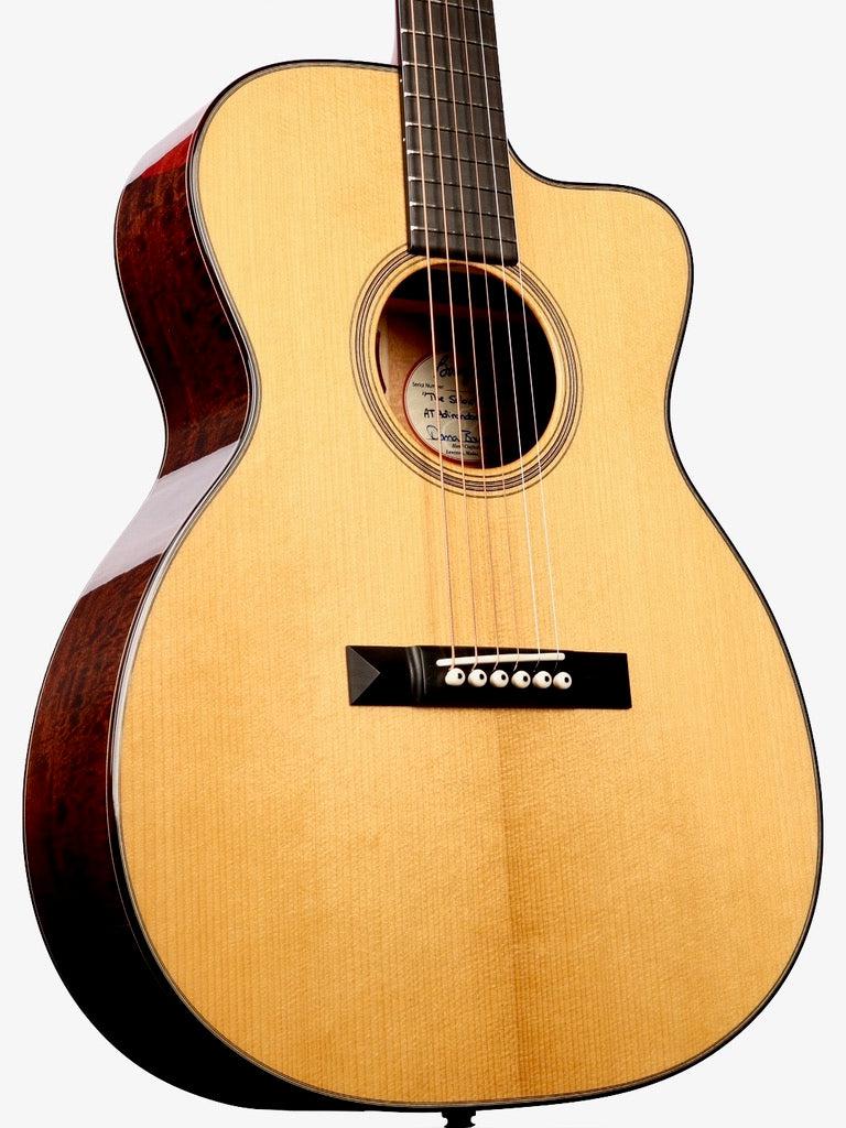 Bourgeois Guitars OMC Soloist Aged Tone Adirondack / Figured Mahogany #9568 - Bourgeois Guitars - Heartbreaker Guitars
