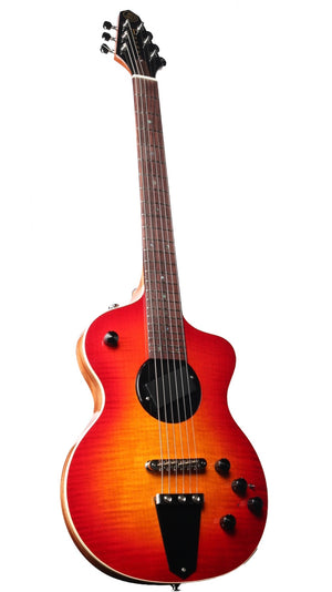 Rick Turner Model 1 Custom Cherry Burst Figured Maple Top #6020
