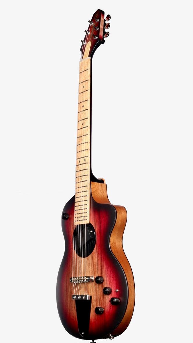 Rick Turner Model 1 Ltd. Edition Satin Black Acacia Burst "Heartbreaker Featherweight" #15 - Rick Turner Guitars - Heartbreaker Guitars