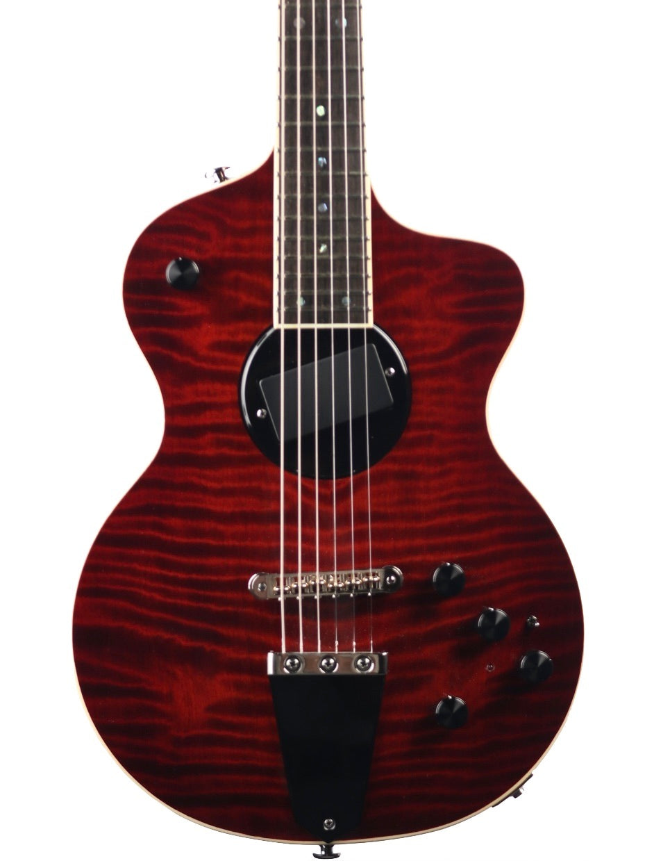 Rick Turner Model 1 Custom Flamed Redwood w/ Full Electronics Package #6039