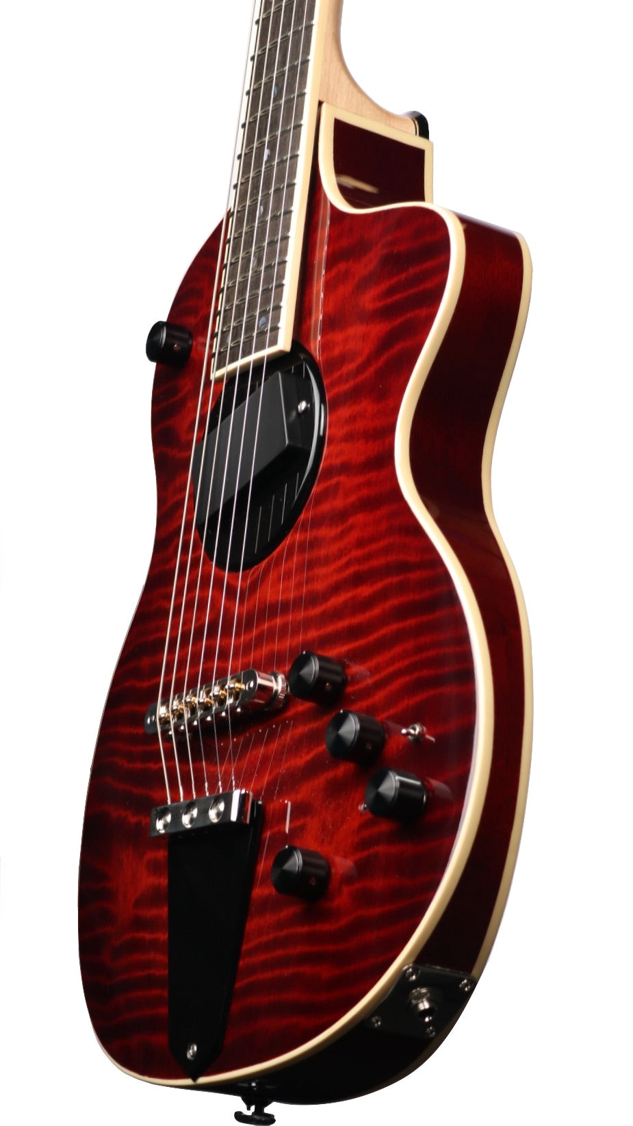 Rick Turner Model 1 Custom Flamed Redwood w/ Full Electronics Package #6039