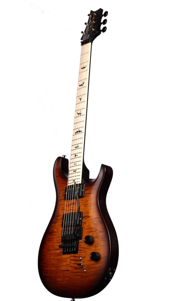 PRS Dustie Waring CE24 Floyd Burnt Amber Smokeburst #378753 - Paul Reed Smith Guitars - Heartbreaker Guitars