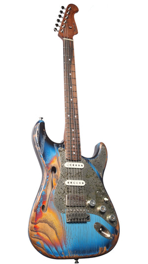 Paoletti Alfa Lounge Semi-Hollow HSS Heavy Deep Blue #341326