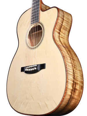 Bourgeois OMC DB Signature Aged Tone Bearclaw Italian Spruce / Myrtle #9626 - Bourgeois Guitars - Heartbreaker Guitars