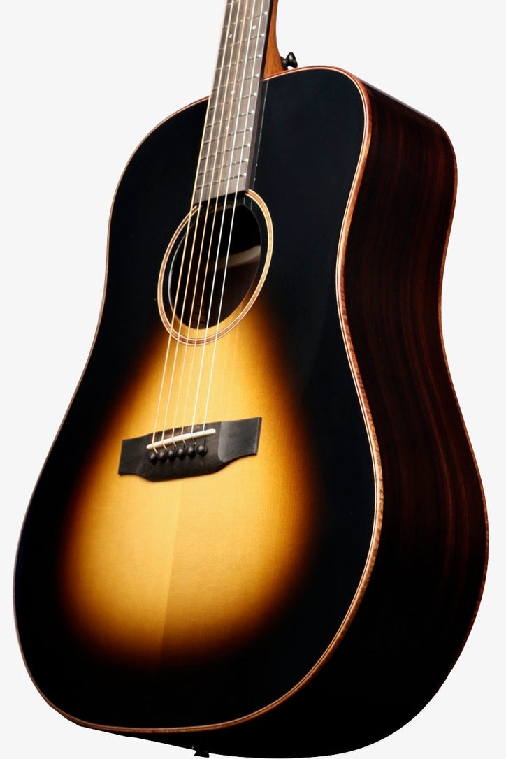 Bedell Coffee House Dreadnought Adirondack Spruce / East Indian Rosewood with K&K Pure Mini #324012