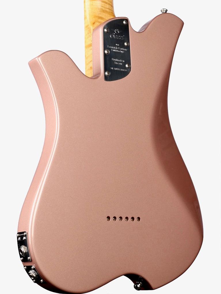 Bacci Leonardo Baritone Rose Gold Dual Output #110BLF00039 - Bacci - Heartbreaker Guitars