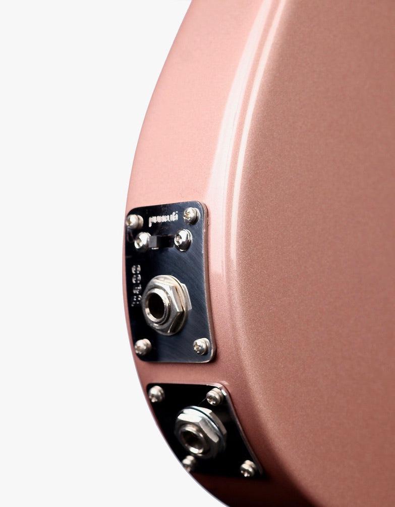 Bacci Leonardo Baritone Rose Gold Dual Output #110BLF00039 - Bacci - Heartbreaker Guitars
