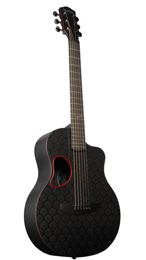 McPherson Carbon Fiber Touring Red Honeycomb Blackout Edition #20097
