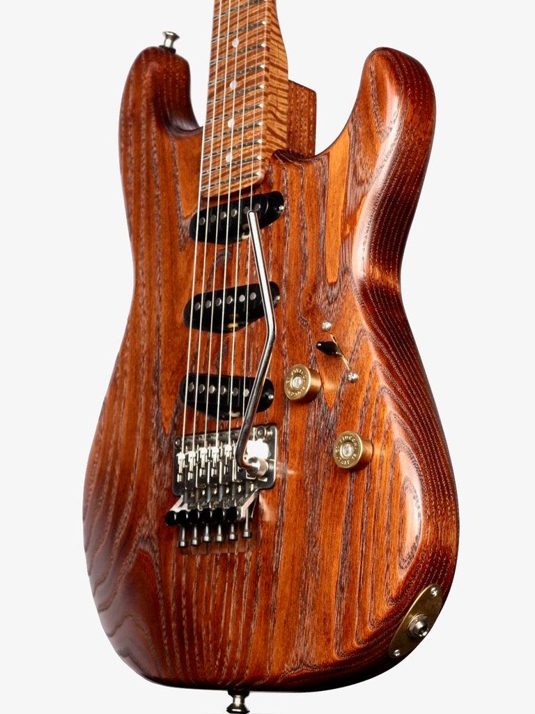 Paoletti Stratospheric Wine SSS Natural #219723 - Paoletti - Heartbreaker Guitars