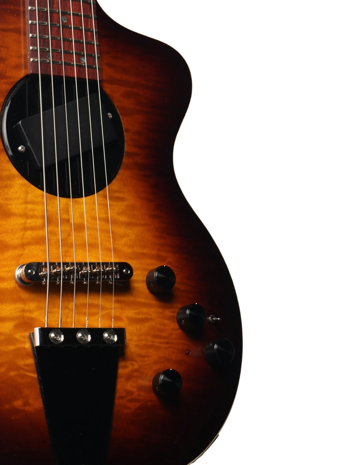 Rick Turner Model 1 Custom Tobacco Burst Maple Top Satin Finish w/ Full Electronics Package #6021