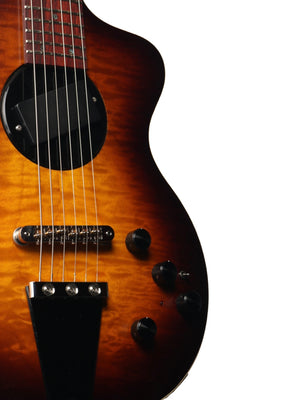 Rick Turner Model 1 Custom Tobacco Burst Maple Top Satin Finish w/ Full Electronics Package #6021