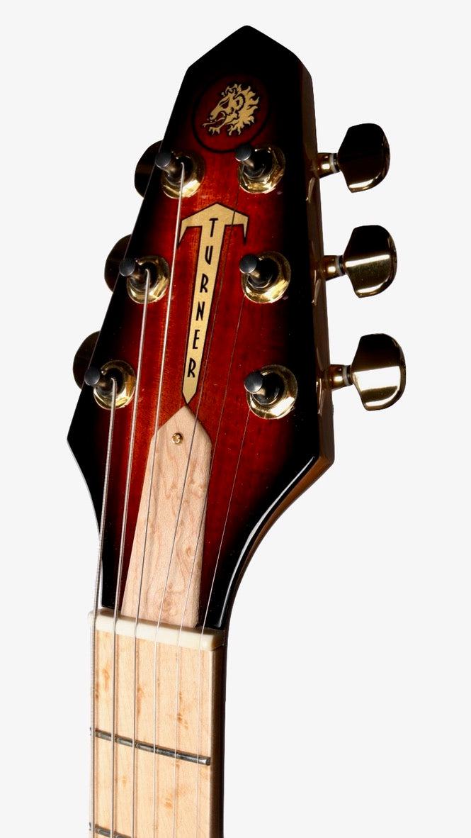 Rick Turner Model 1 Ltd. Edition Black Acacia Burst "Heartbreaker Featherweight" #13 - Rick Turner Guitars - Heartbreaker Guitars