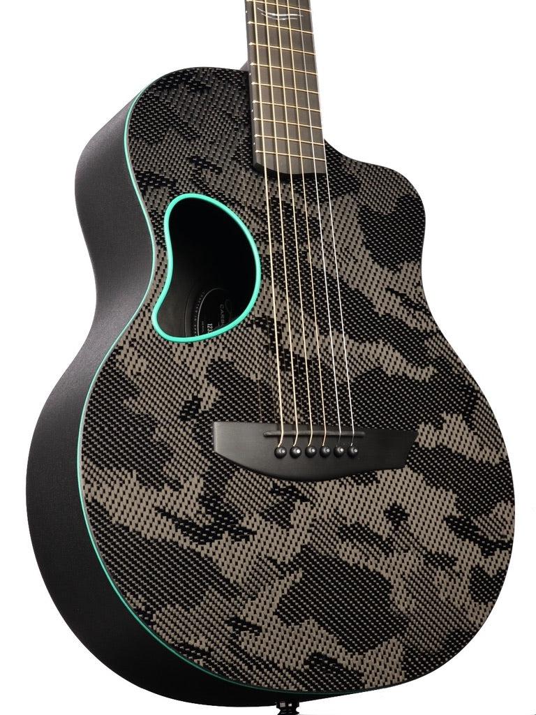 McPherson Carbon Fiber Touring Green Camo Blackout #12339 - McPherson Guitars - Heartbreaker Guitars