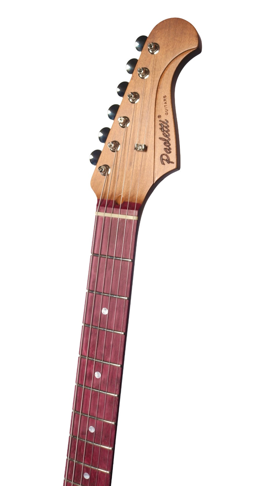 Paoletti Alfa Amaranth Chianti Wine HSS with Walnut Pickups #313426