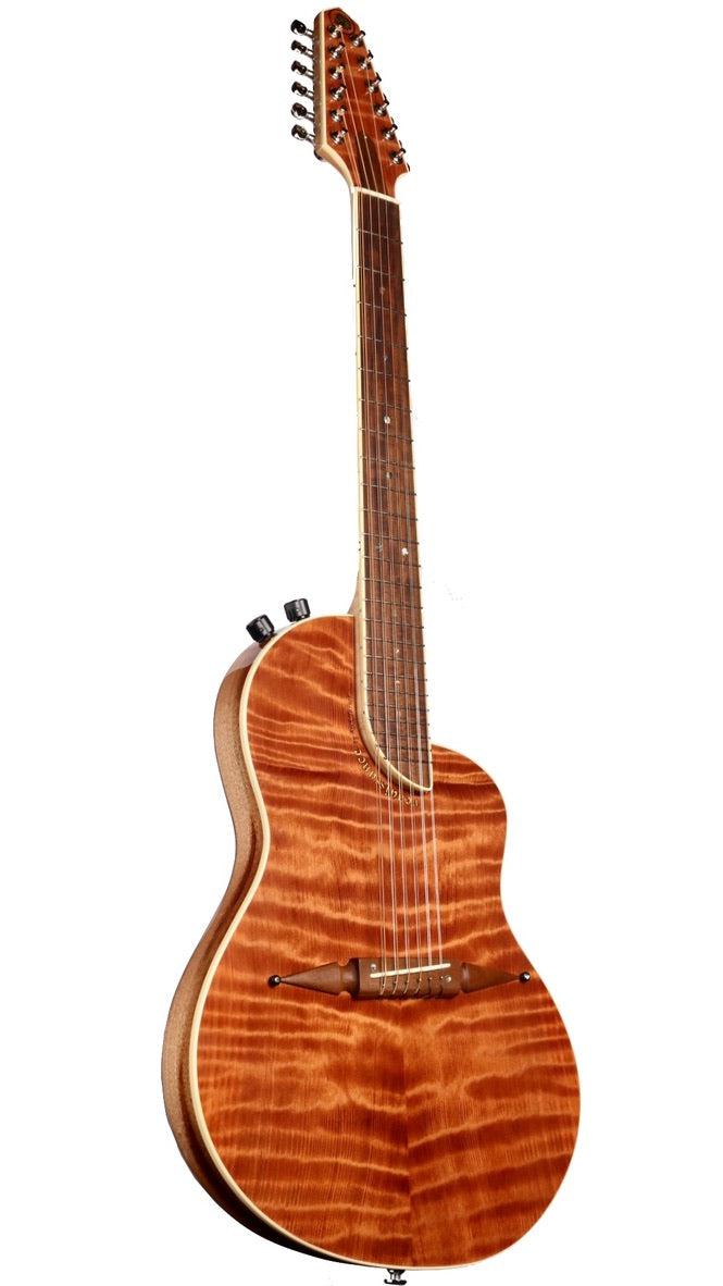 Rick Turner Renaissance RS12 Redwood / Black Acacia #5603 - Rick Turner Guitars - Heartbreaker Guitars