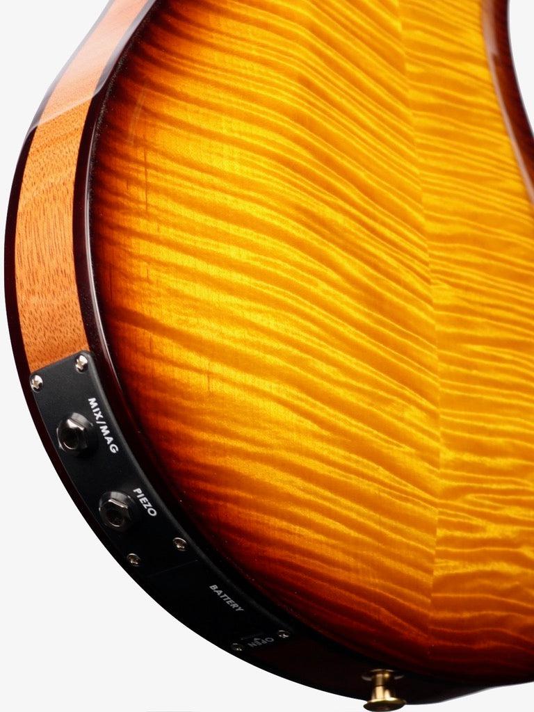 PRS Hollowbody II Piezo 10 Top Tobacco Wrap Burst #370776 - Paul Reed Smith Guitars - Heartbreaker Guitars