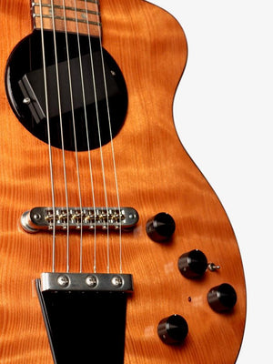 Rick Turner Model 1 Custom Deluxe Curly Redwood with Full Electronics Package #5800 - Rick Turner Guitars - Heartbreaker Guitars