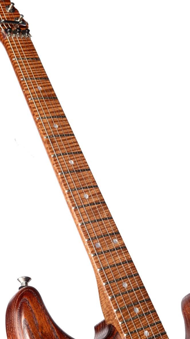 Paoletti Stratospheric Wine SSS Natural #219723 - Paoletti - Heartbreaker Guitars