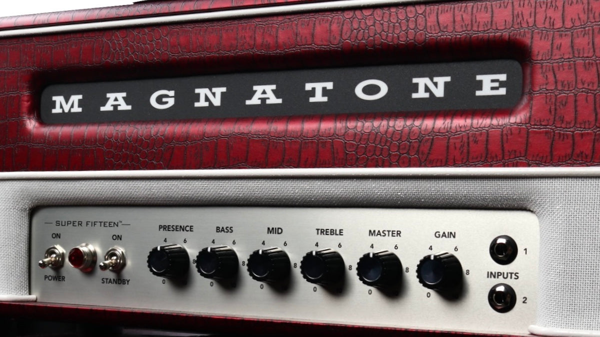 Magnatone Super Fifteen Red Croc Head #7752