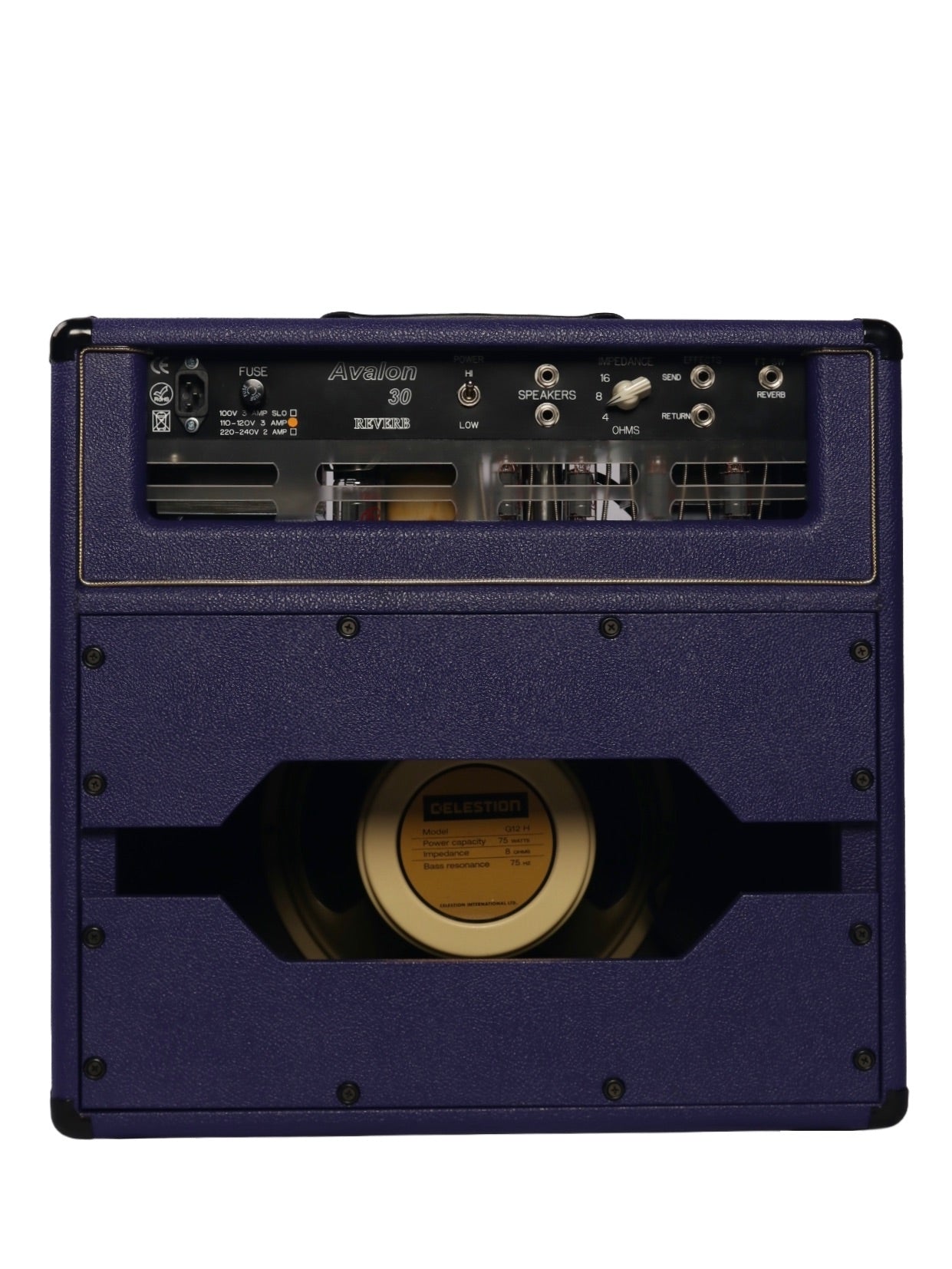 2026 Matchless Avalon Reverb 30w 1x12 Combo Purple / Gold #A20406