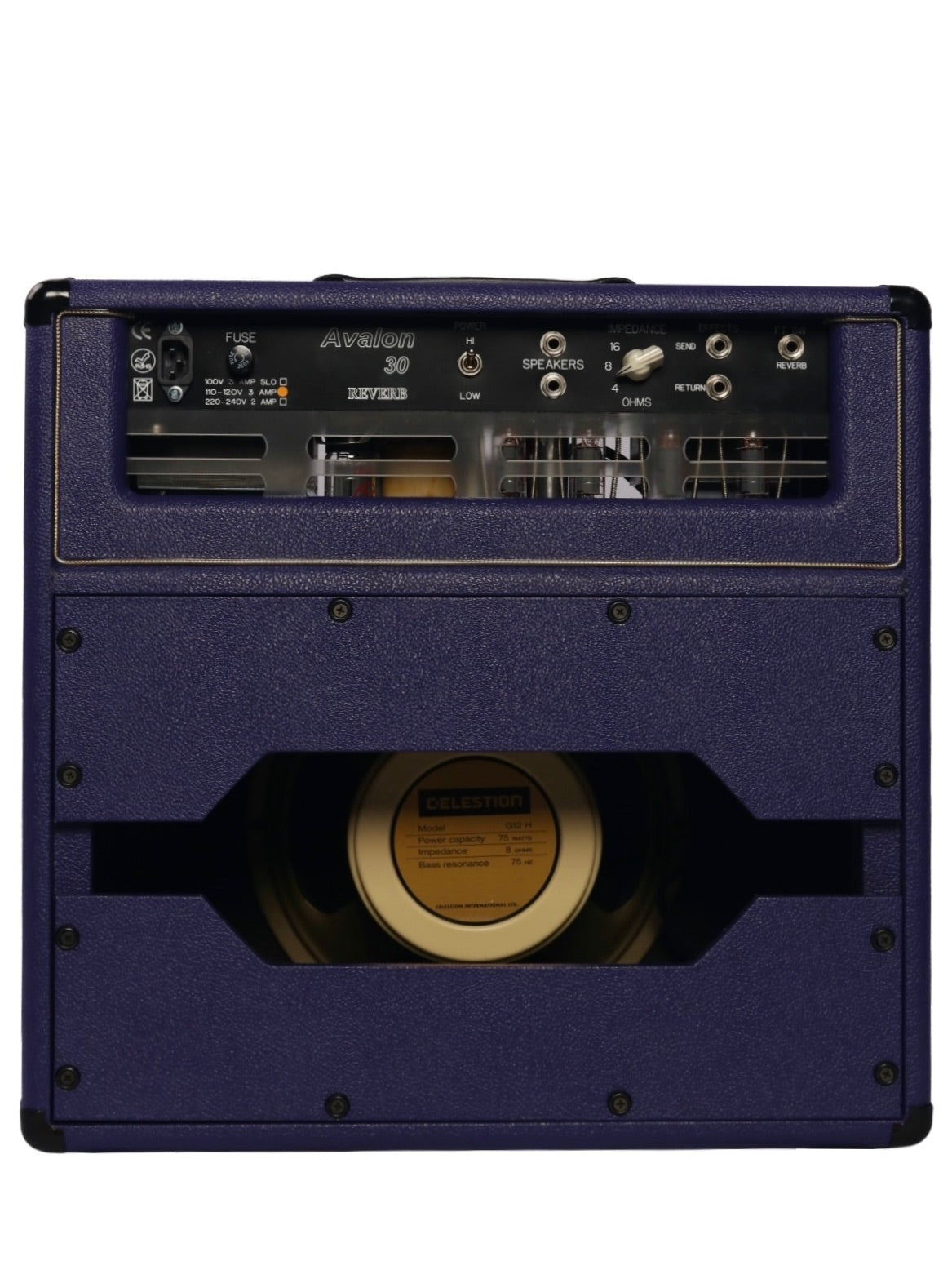 2026 Matchless Avalon Reverb 30w 1x12 Combo Purple / Gold #A20406