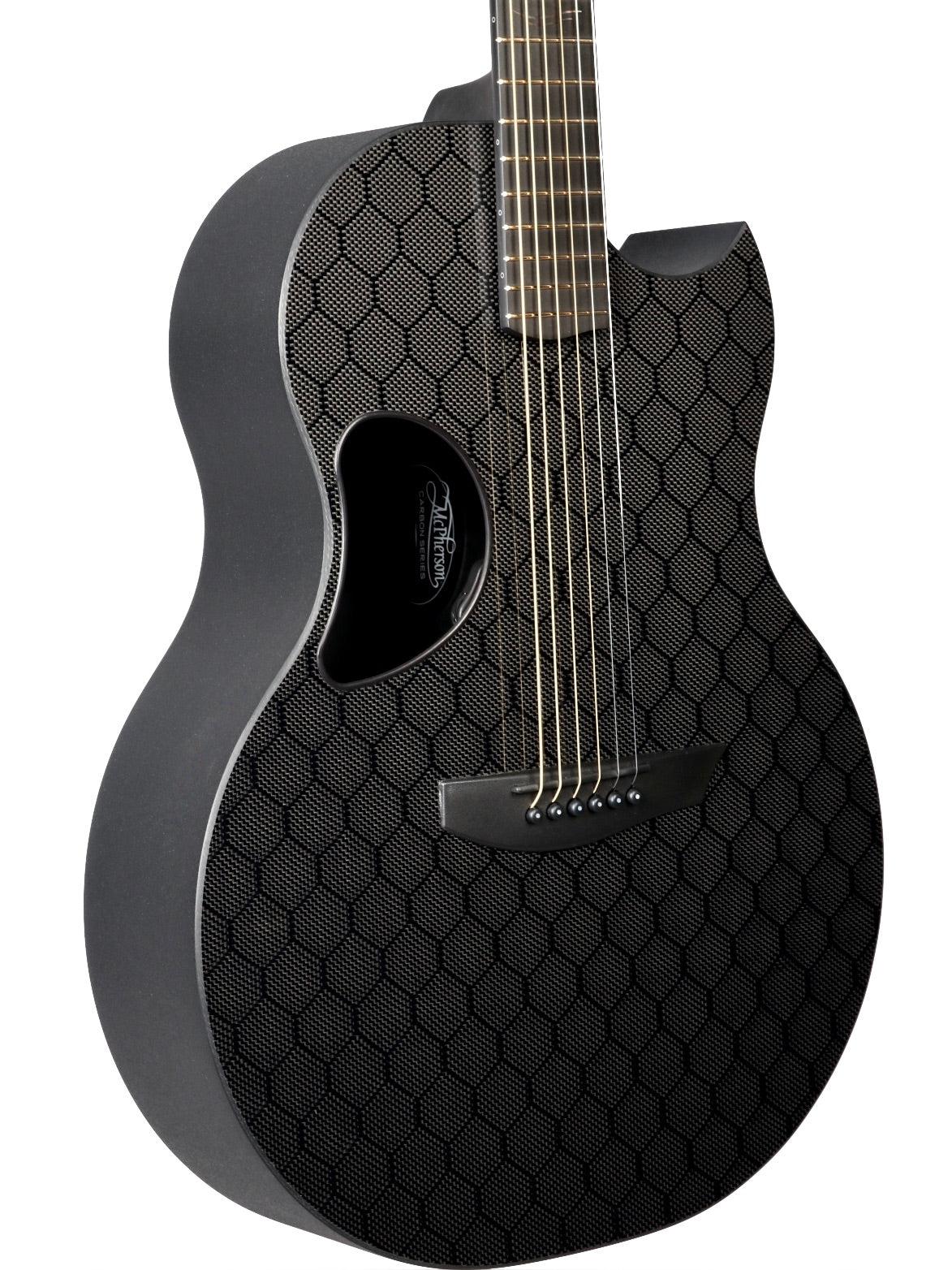 McPherson Carbon Fiber Sable Blackout w/ Honeycomb Finish #12130 - McPherson Guitars - Heartbreaker Guitars