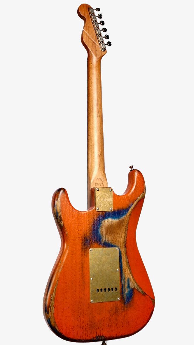 Paoletti Stratospheric Loft SSS Chicago Orange #201322 - Paoletti - Heartbreaker Guitars