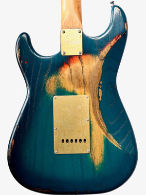 Paoletti Stratospheric Loft HSS Relic Blue #191222 - Paoletti - Heartbreaker Guitars