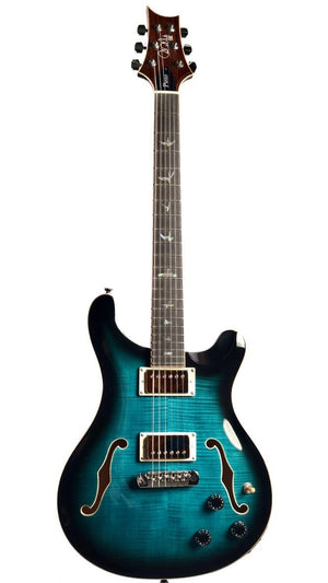 PRS Hollowbody II Piezo SE Peacock Blue Smokeburst #25177 - Paul Reed Smith Guitars - Heartbreaker Guitars