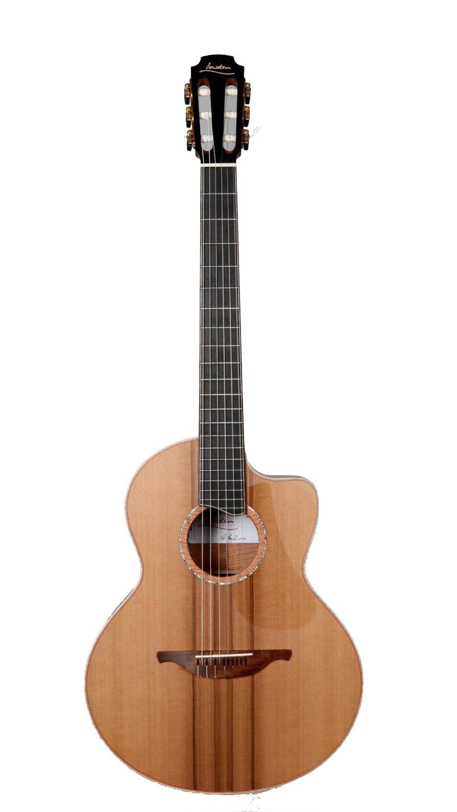 Lowden S50J Flamed Mahogany Jazz Nylon #23669 - Lowden Guitars - Heartbreaker Guitars