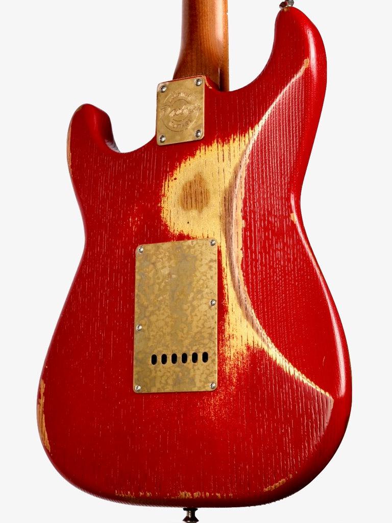 Paoletti Stratospheric Loft HSS Gold Ruby #199822 - Paoletti - Heartbreaker Guitars