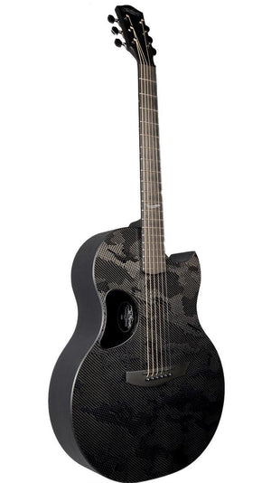 McPherson Carbon Fiber Sable Blackout Camo Finish #11507 - McPherson Guitars - Heartbreaker Guitars