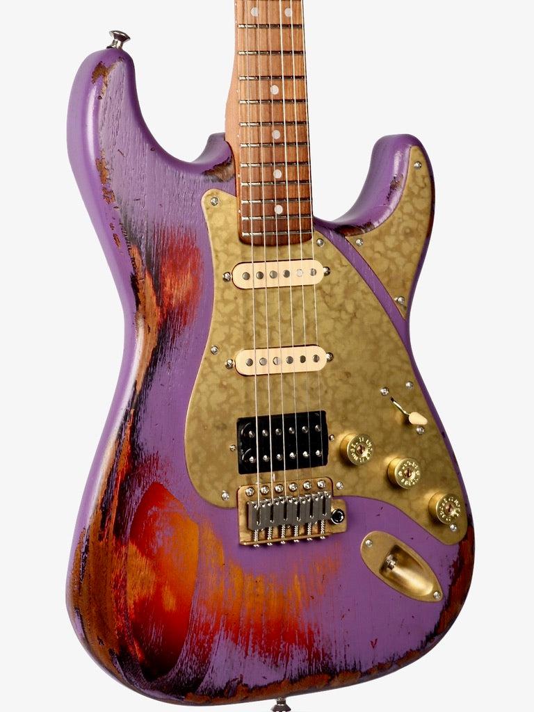 Paoletti Stratospheric Loft HSS Heavy Purple #130521 - Paoletti - Heartbreaker Guitars