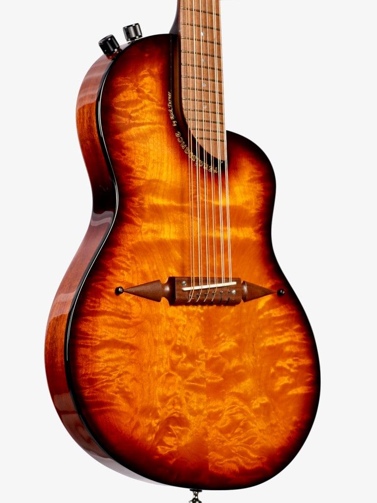 Rick Turner Renaissance RS12 Dark Burst Quilted Maple / Mahogany #5717 - Rick Turner Guitars - Heartbreaker Guitars