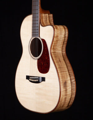 Bourgeois OMSC Flamed Myrtle / Italian Spruce 12 Fret #8861 - Bourgeois Guitars - Heartbreaker Guitars