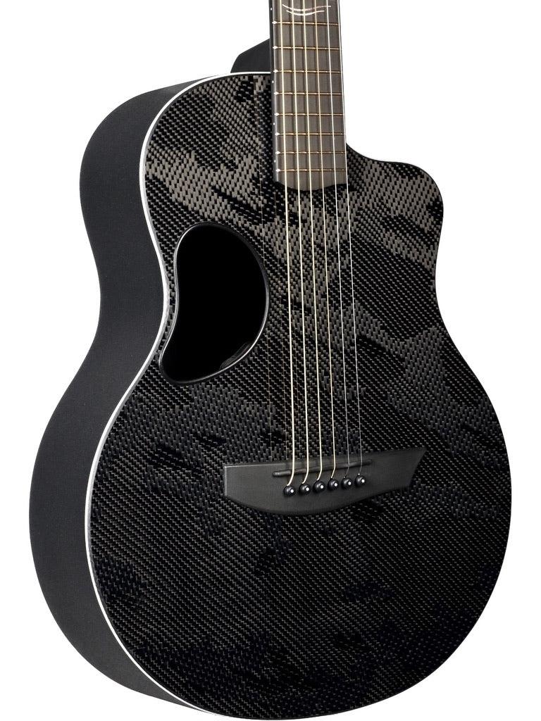 McPherson Carbon Fiber Blackout Touring White w/ Camo Finish #11455 - McPherson Guitars - Heartbreaker Guitars