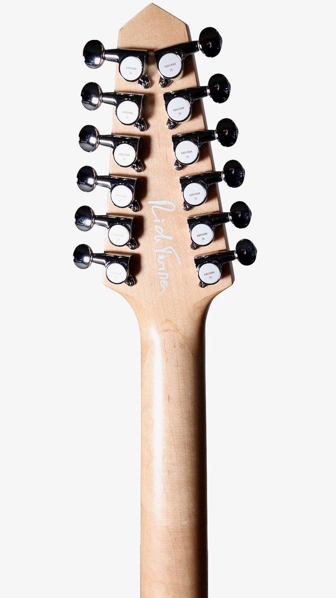 Rick Turner Renaissance RS12 Curly Redwood / Black Acacia #5602 - Rick Turner Guitars - Heartbreaker Guitars