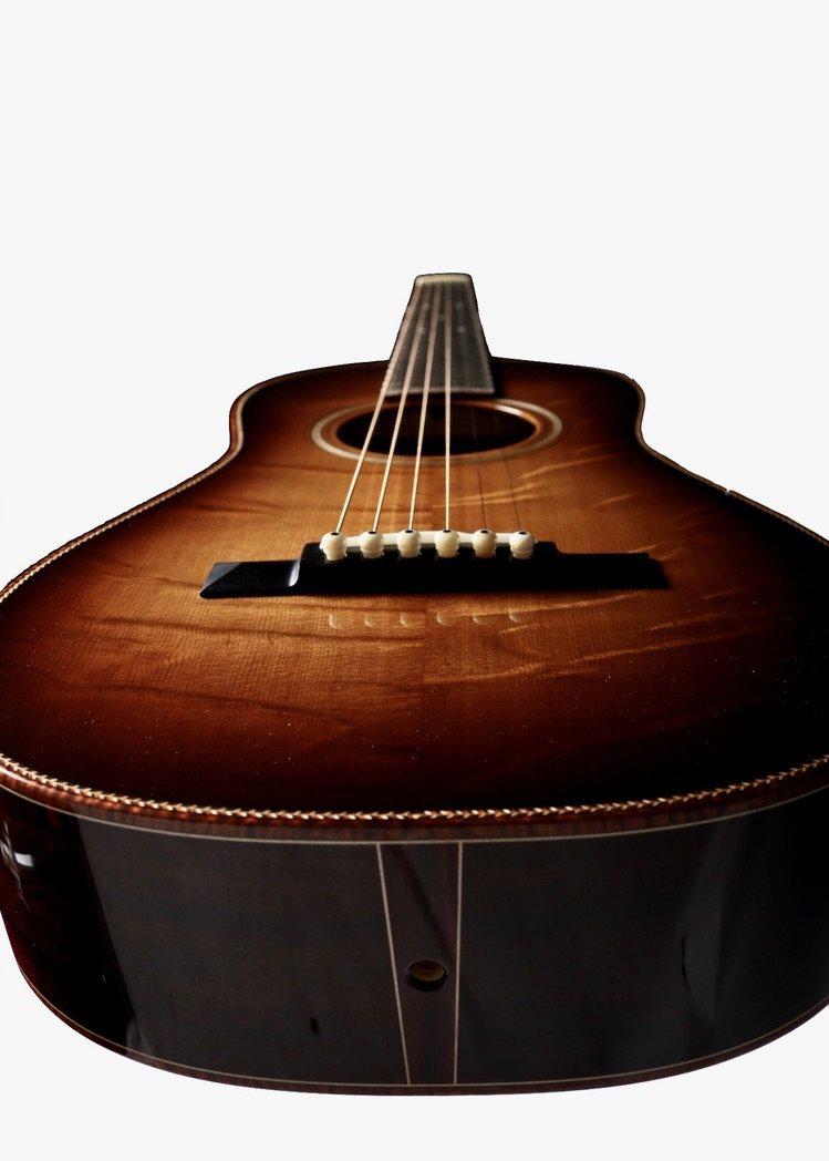 Bourgeois DB Signature Piccolo Parlor Bearclaw Sitka Spruce / Master Grade Indian Rosewood #9314 - Bourgeois Guitars - Heartbreaker Guitars