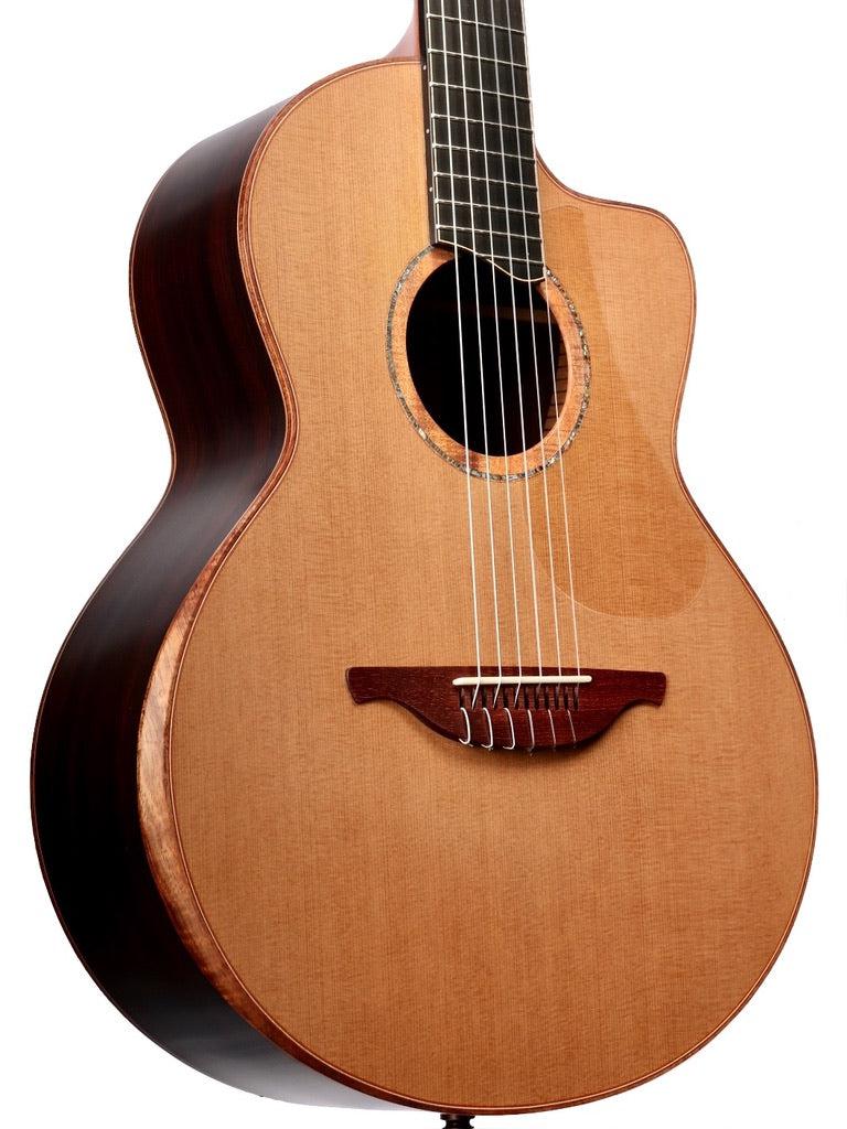 Lowden S50J Nylon Jazz with Soundbox Bevel Red Cedar / Indian Rosewood #26001 - Lowden Guitars - Heartbreaker Guitars
