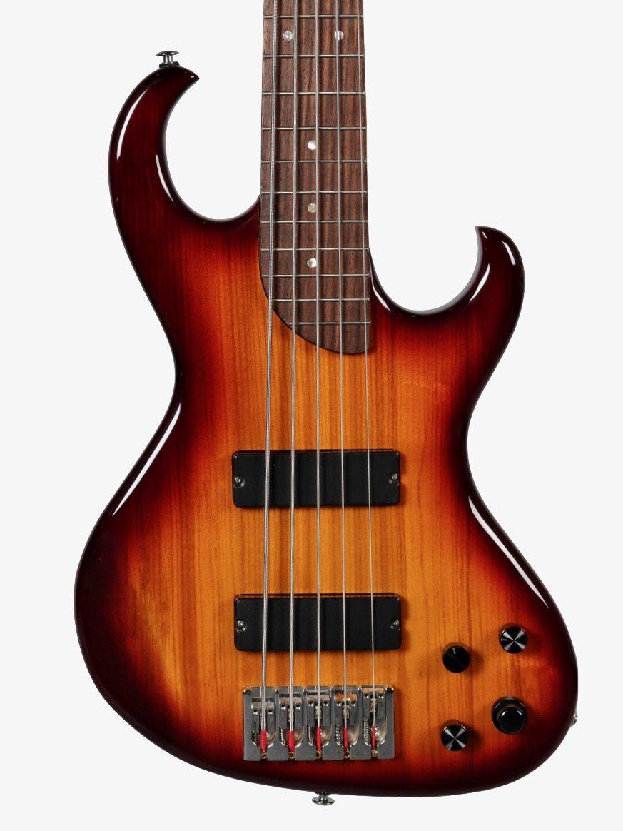 Pre-Owned Rick Turner Electroline Bass EL-535-PMM 5 String Mint Condition #3432 - Rick Turner Guitars - Heartbreaker Guitars