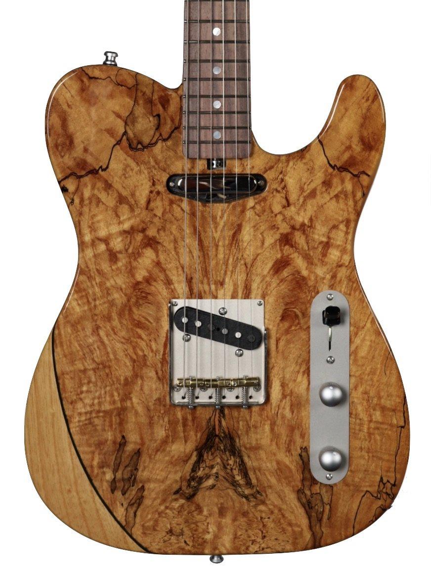 Larrivee Baker-T Spalted Maple / Swamp Ash Natural Finish #135005 - Larrivee Guitars - Heartbreaker Guitars