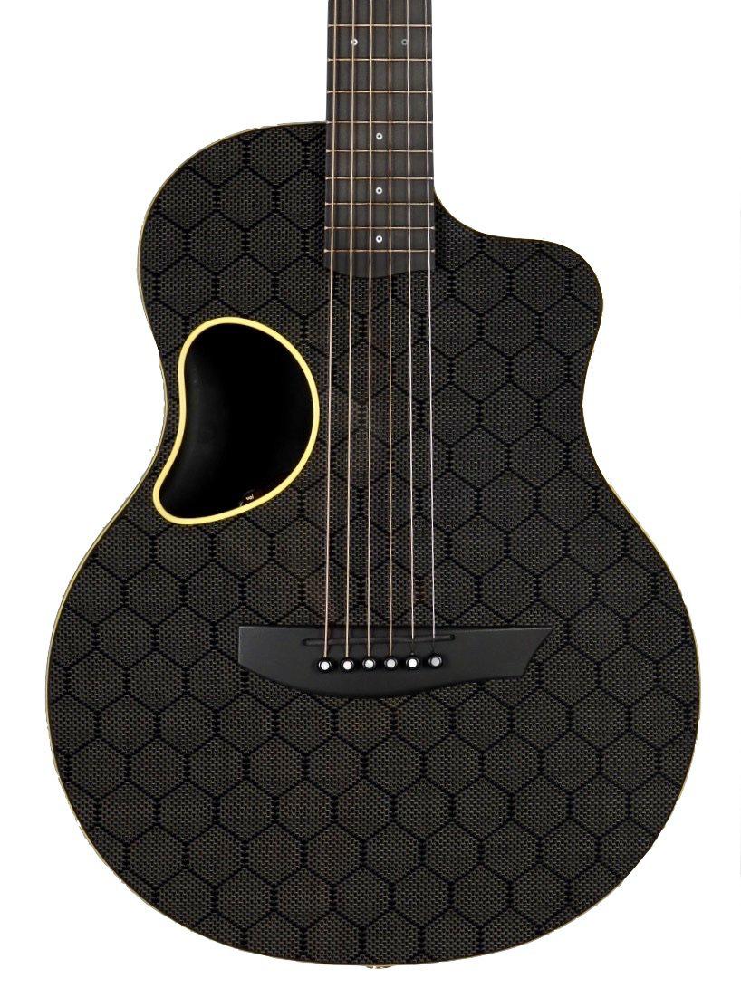 McPherson Carbon Fiber Touring Honeycomb Yellow with Gold Hardware EVO Frets #10670 - McPherson Guitars - Heartbreaker Guitars