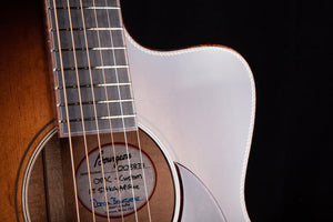 Bourgeois OMC Custom Large Sound Hole Aged Tone Bear Claw over Figured Mahogany #8837 - Bourgeois Guitars - Heartbreaker Guitars