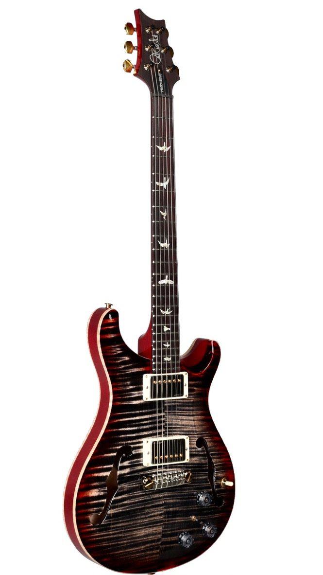 ギター PRS SE Hollowbody II Charcoal Burst PRS Hollowbody II Piezo Charcoal Cherry Sunburst Hybrid