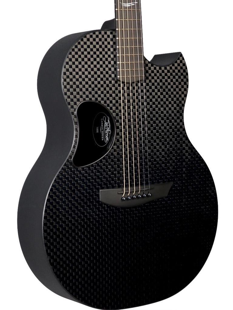 McPherson Carbon Fiber Sable Blackout Basketweave Finish #11498 - McPherson Guitars - Heartbreaker Guitars