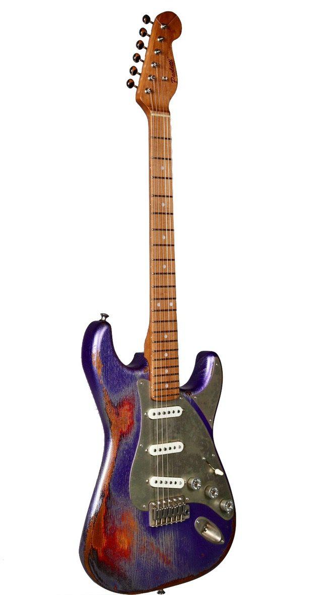 Paoletti Stratospheric Loft SSS Firemist Purple #130821 - Paoletti - Heartbreaker Guitars